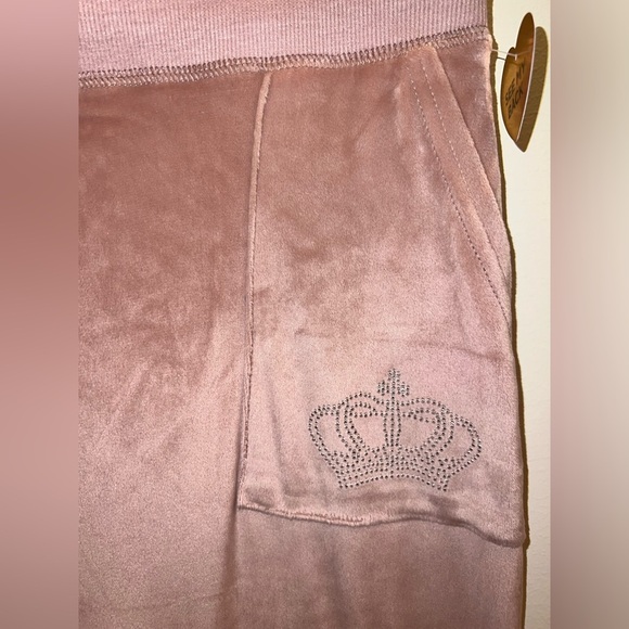 Juicy Couture Velour Lounge Pants – XL – Rhinestone Juicy Back – NWT - Picture 2 of 9